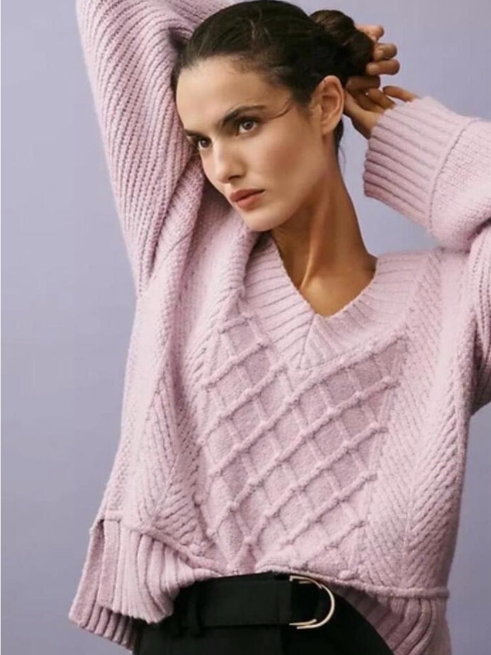 Maeve sweater in light purple